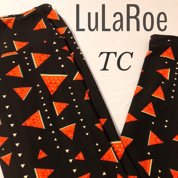 LuLaRoe Pants - NEW 🍉 LuLaRoe TC Watermelon 🍉 Leggings